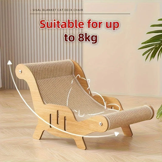 Durable Cat Scratcher Sofa with Premium Sisal Rope