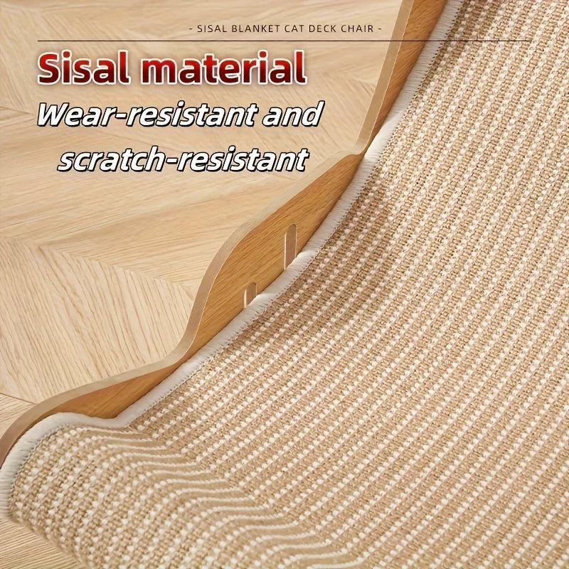 Durable Cat Scratcher Sofa with Premium Sisal Rope